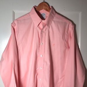 Men’s Non-Iron Regent Fit Oxford Sport Shirt Coral